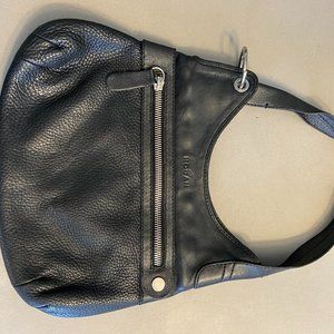 Hogan Black Leather Shoulder Bag